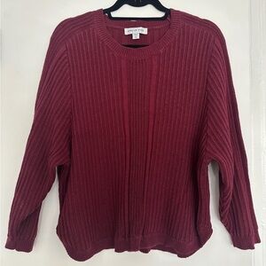 Amour Vert Organic Cotton Sweater Christmas Red Holiday